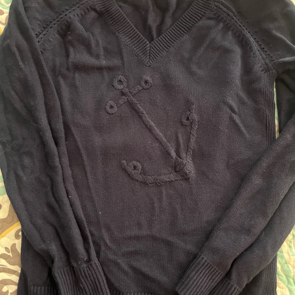 Lilly Pulitzer anchor sweater size S